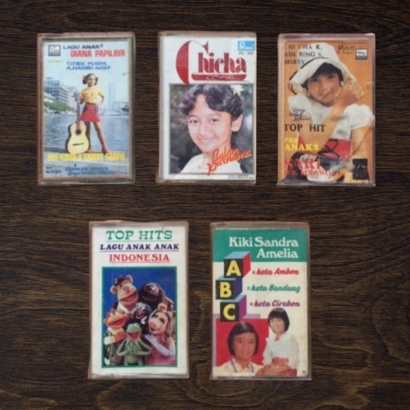 KASET PITA / LAGU ANAK ANAK / WALKMAN / BARANG JADUL