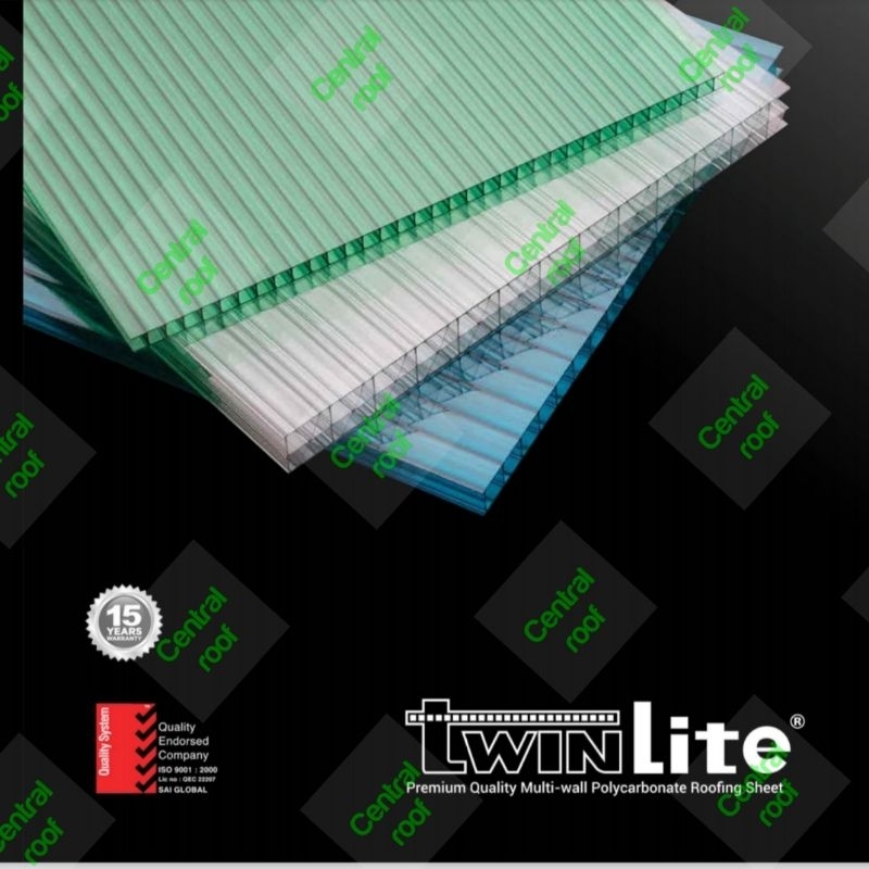 Atap kanopi TWINLITE 6MM POLYCARBONATE