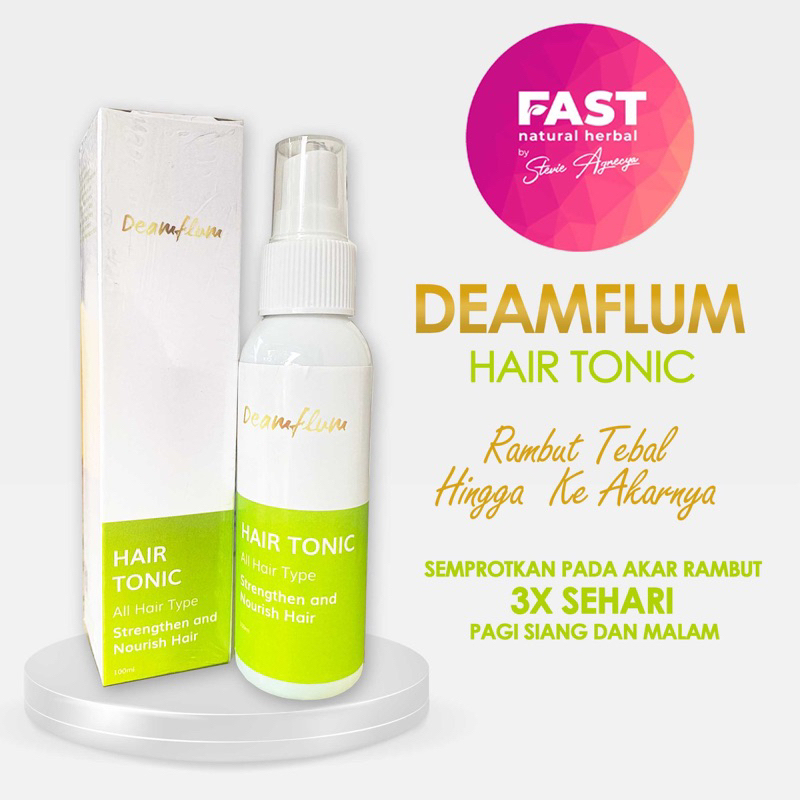 FASTNATURALHERBAL deamflum Hair Tonic Penyubur Rambut by Stevi Agnecya