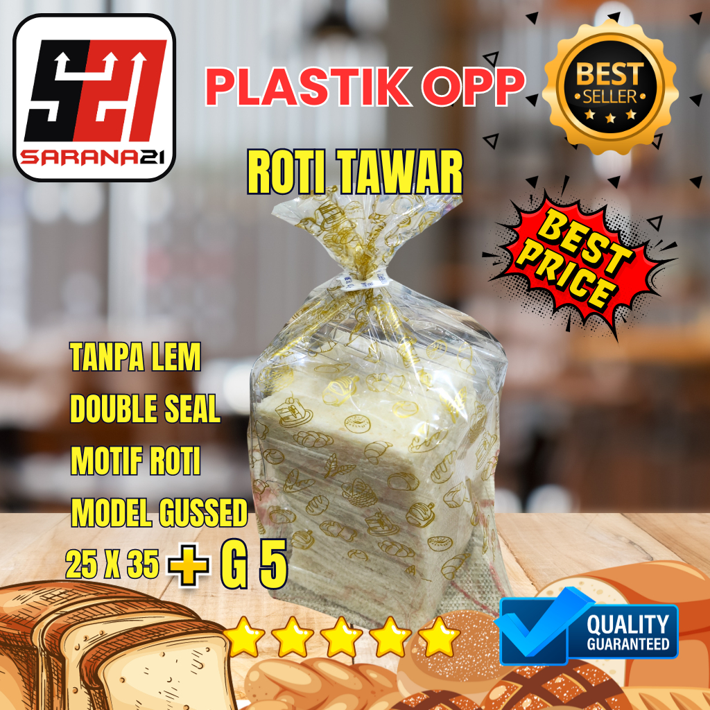 

Plastik Opp Motif Roti Tawar Tebal 30 25x35+G5