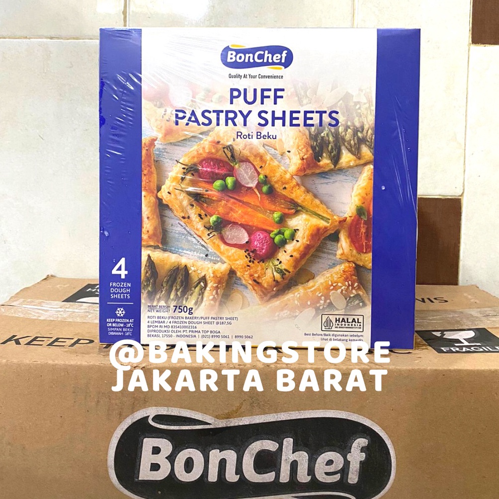 

[EMD86] Bonchef Puff Pastry 750 Gr | Puff pastry sheet Bonchef ckf0q