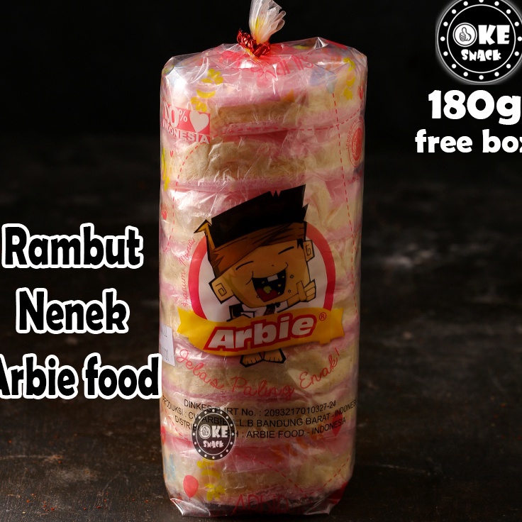 

[KODE PRODUK TIJAQ4650] Arbie Aromanis Gulali Rambut nenek 170g