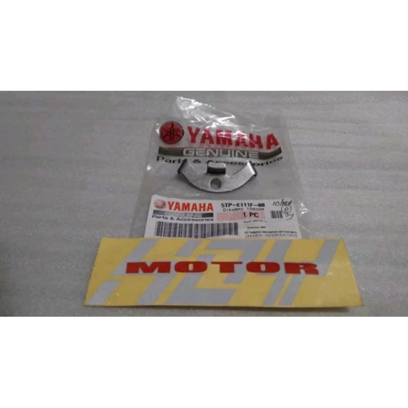 Besi Plate Pelat Plat Tahanan Noken As Plat Gigi Sentrik Yamaha Jupiter Z asli 5TP-E111F-00