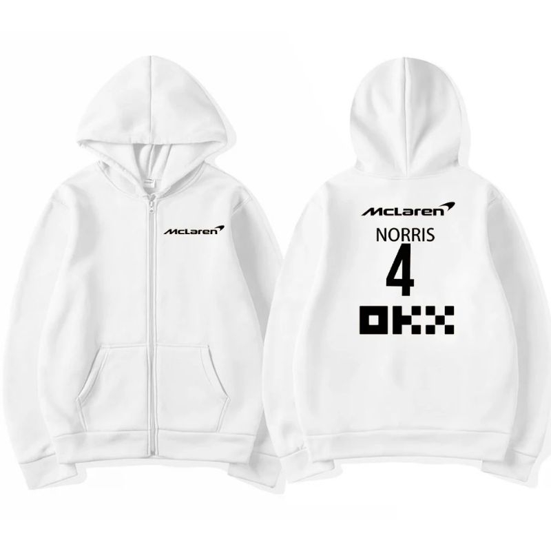 Jaket Hoodie Zipper Lando Norris McLaren 4 - Hoodie Resleting Pria Wanita Custom Distro Polos