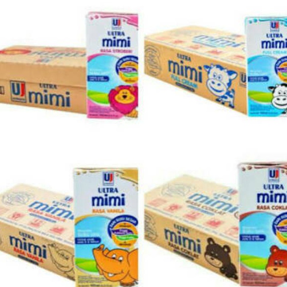 

[KODE PRODUK 6R0FM9589] Surabaya Gosend dus susu cair uht 125ml ultra mimi 125 ml sby