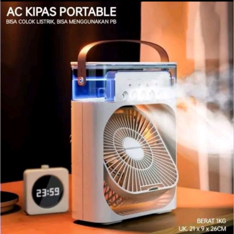 Portabel Air Cooler Fan / Kipas Angin Pelembab Udara Kipas Pendingin Udara