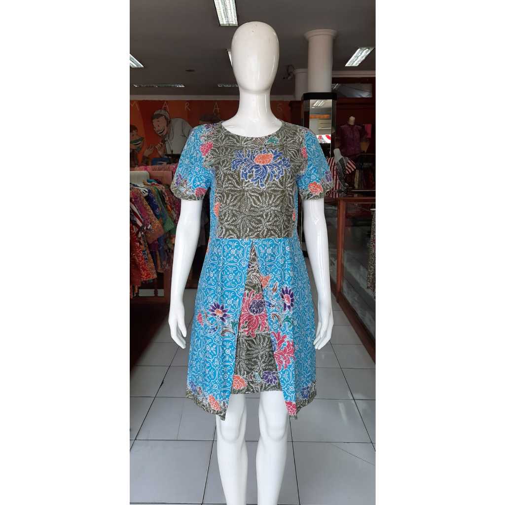 Sackdress Batik Wanita Cap Encim Pekalongan
