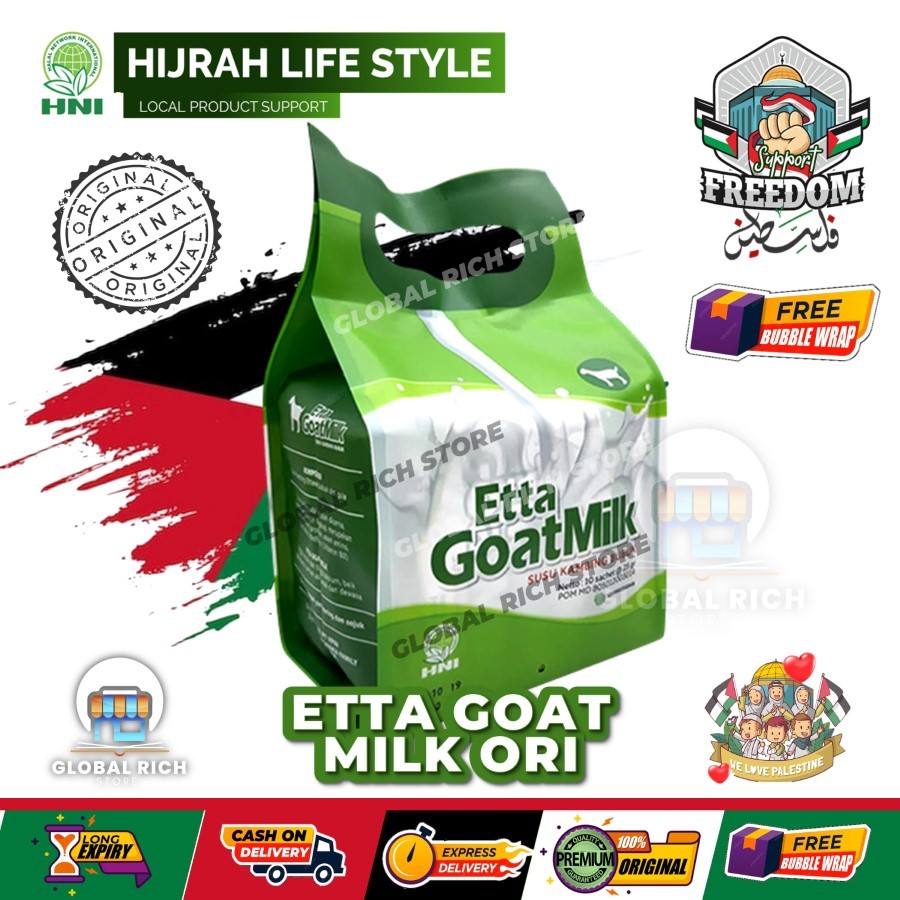 

Susu Kambing Etawa ETTA GOAT MILK 10 Sachet HNI HPAI