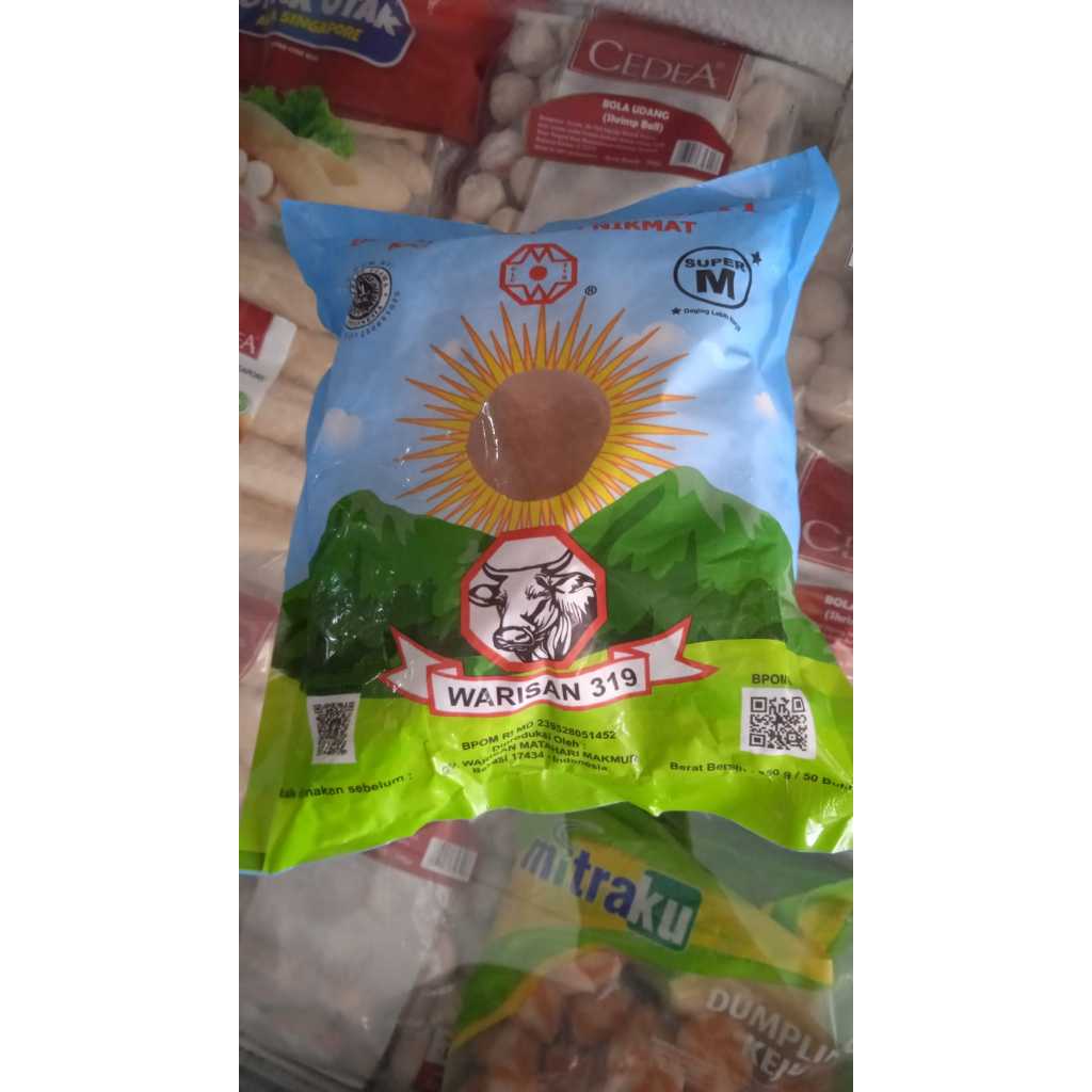 

Bakso Super M Warisan 319 isi 10 Pcs dan 50 Pcs