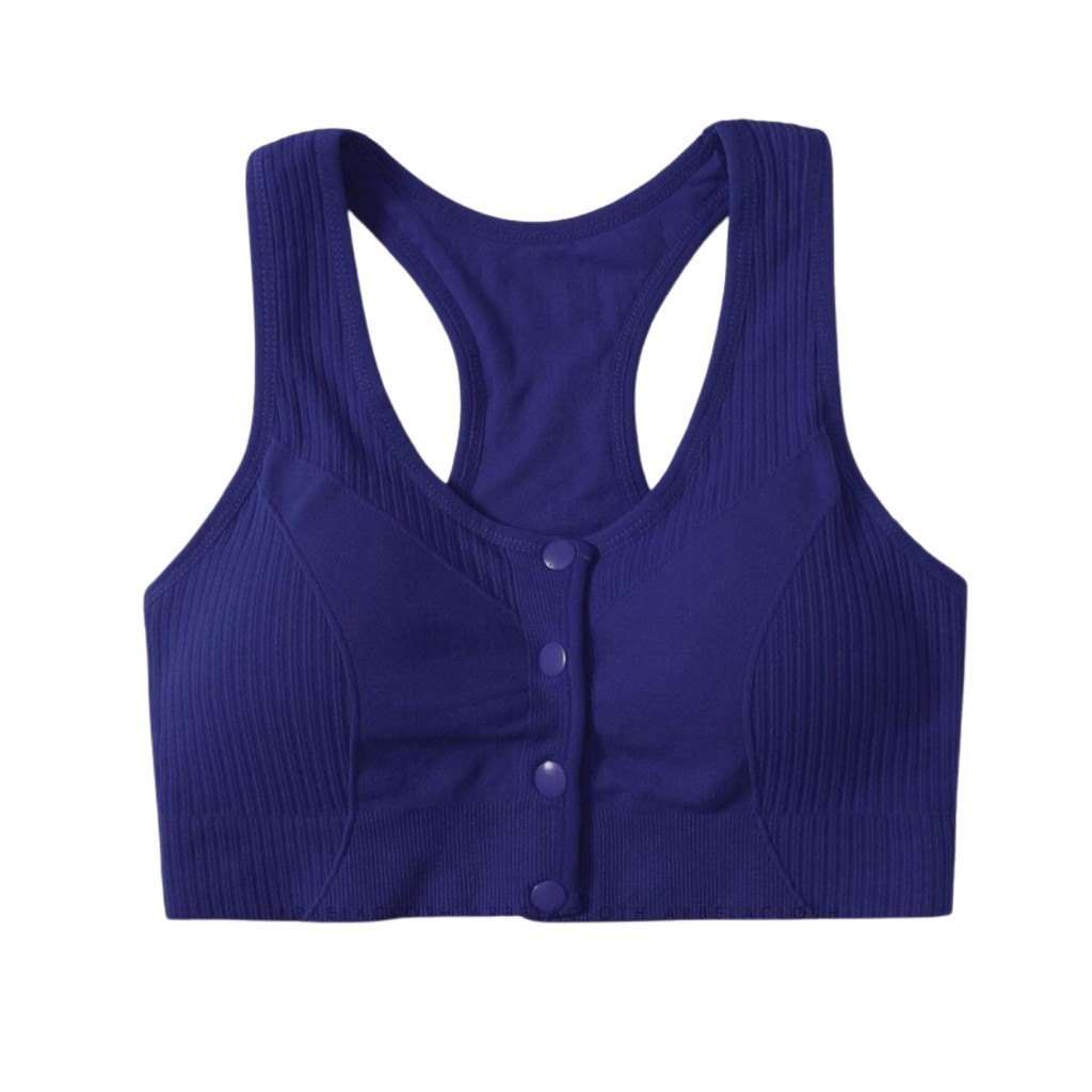 Lydyly - Sport Bra | BH Olahraga Kancing Depan | BH Senam Busui Friendly | Sportwear High Impact | S