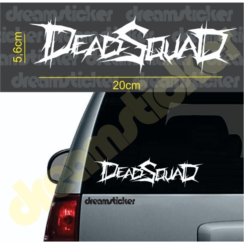 

Cutting Sticker DeadSquad Logo Band Stiker