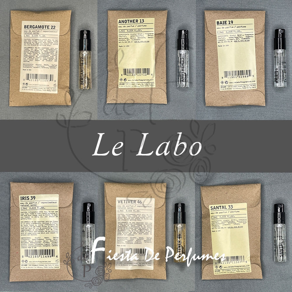 Le Labo Perfume Koleksi Parfum - 1.5ml / 2ml vial parfum 100% original Tester Parfum - decant vial P