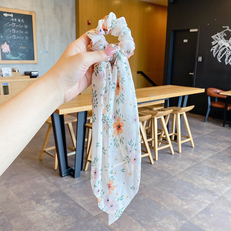 IKAT RAMBUT PITA PANJANG / IKAT RAMBUT PITA / IKAT RAMBUT MODEL SCRAF KOREA / SCRUNCHIE WANITA