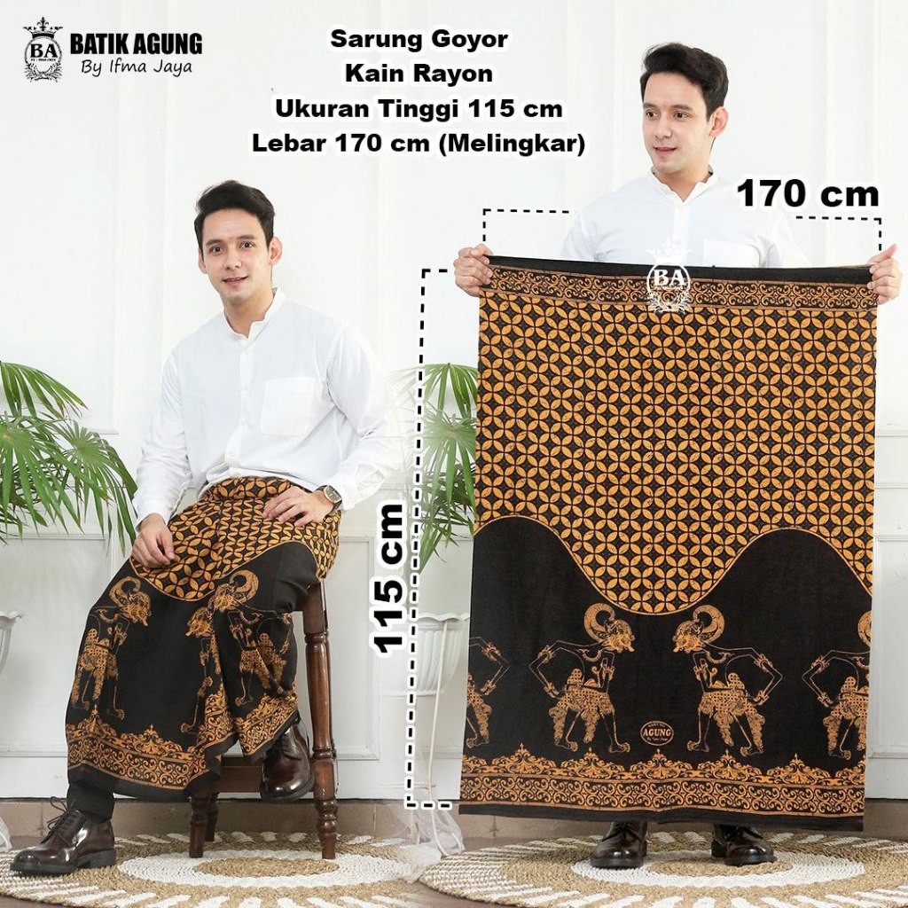 SARUNG BATIK MOTIF WAYANG BIMA  || SARUNGGOYOR || SARUNGSANTRI || SARUNGMODERN || SARUNGPRIA || SARU