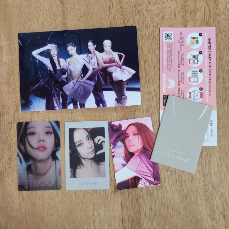 blackpink - born pink benefit YG Select // jisoo jennie rose lisa photocard pc photo card postcard post official fullset full set square up kill this love ktl as if it's your last the hylt how you like that pink venom album sealed pob pre order ygs
