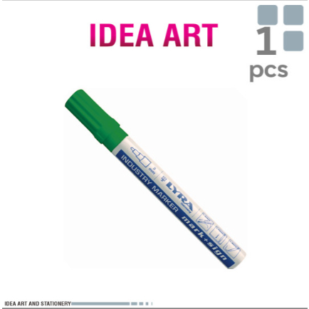 

Spidol Ban Marker Permanen Lyra Industry Marker Germany Hijau 4040067 - Satuan
