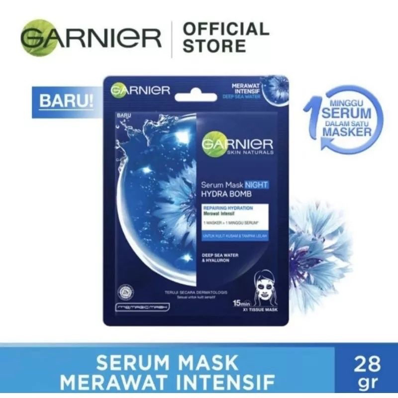 GARNIER Serum Mask Night Hydra Bomb