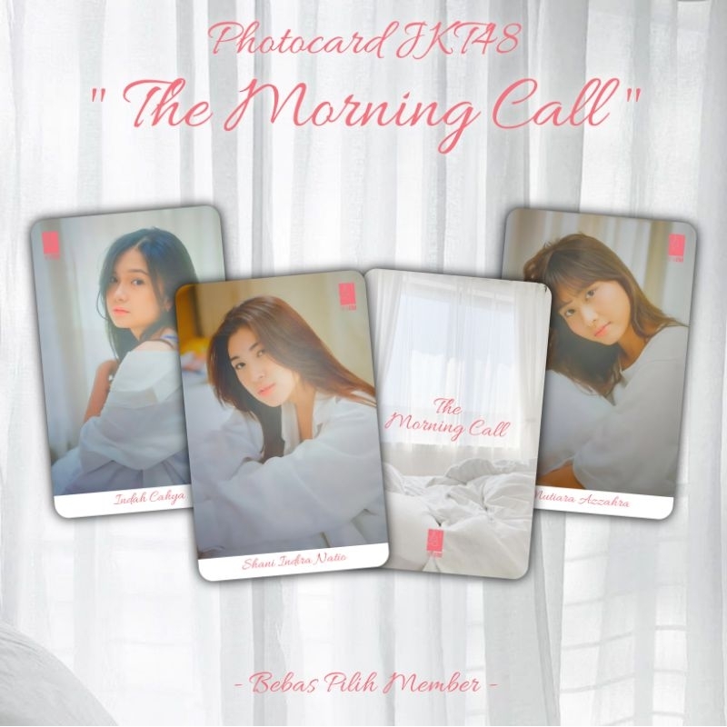 Photocard PC JKT48 The Morning Call Unofficial/Fanmade