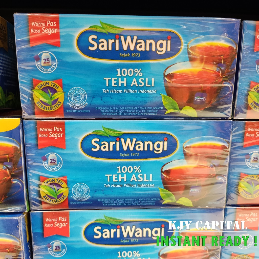 

ORIGINAL SARIWANGI TEH CELUP ISI 25 / SARI WANGI TEH KANTONG / TEH INSTANT