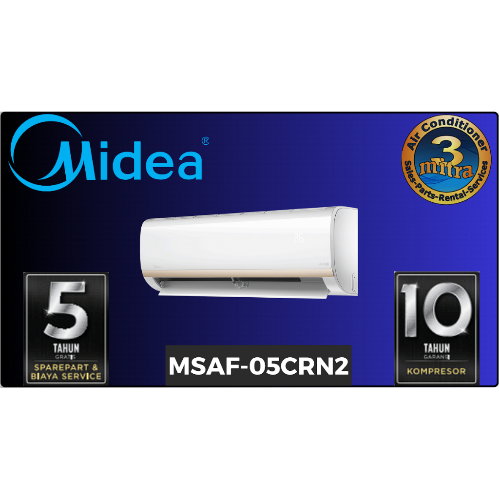 AC MIDEA STANDARD 1/2 PK MSAF-05CRN2
