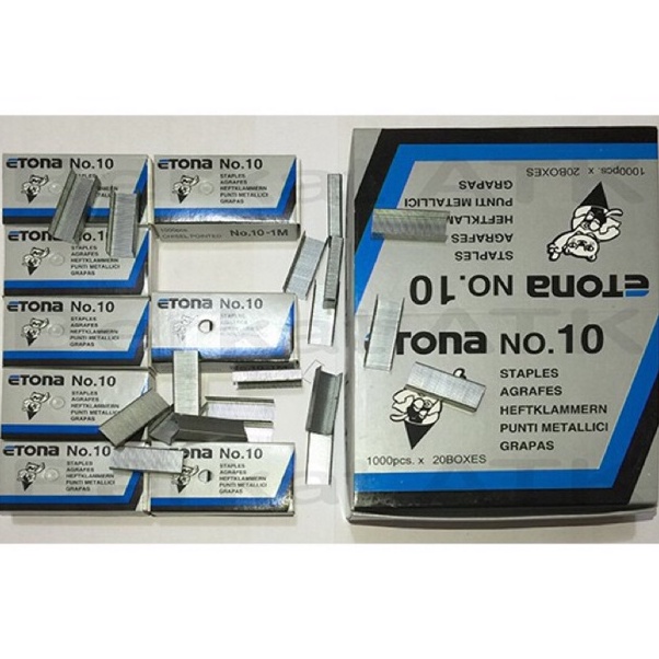

[KODE BKNAQ] 20 pak staples etona no 10 harga distributor