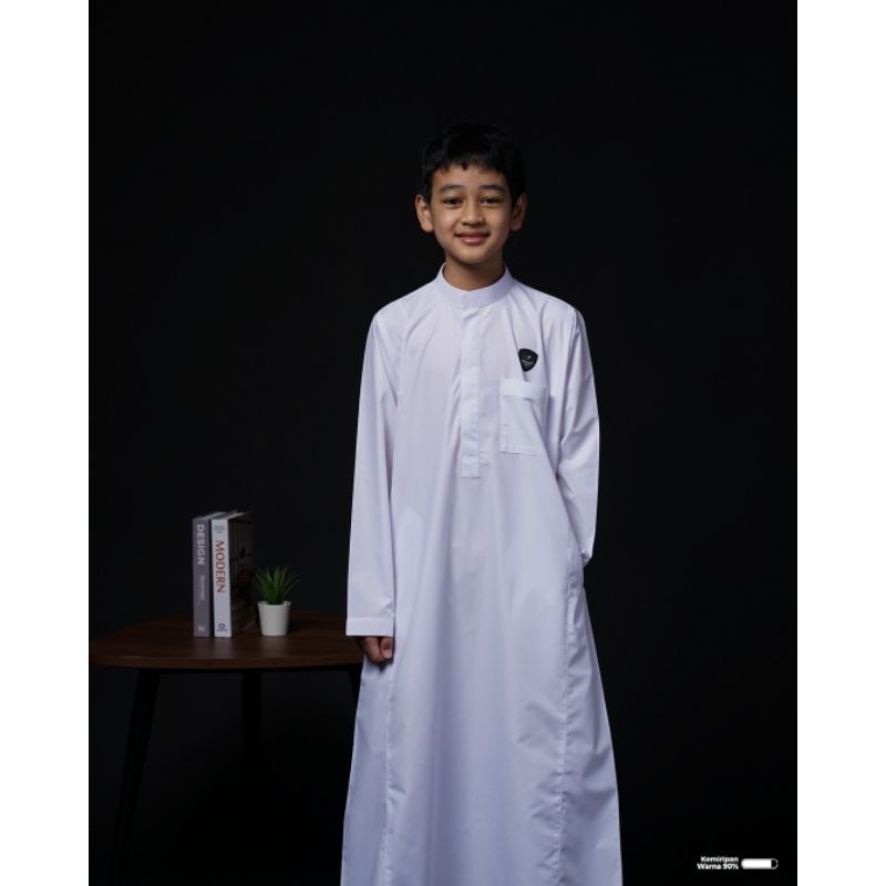 SAMASE JUBBA SYABAB/ANAK A092 WHITE LS