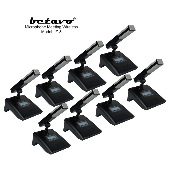 mic meja conference podium betavo original z 8 / z8 / z-8 8 mic