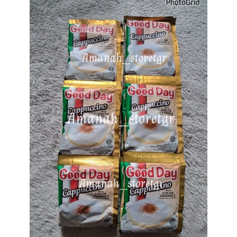 

kopi good day cappuccino 10 sachet murah