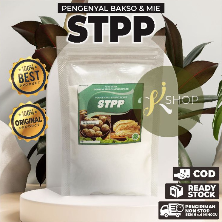 

[KODE PRODUK JJRPB7559] 100gr STPP ( Sodium Tripolyphospate ) Pengenyal Bakso, Mie, Sosis, Nugget dll