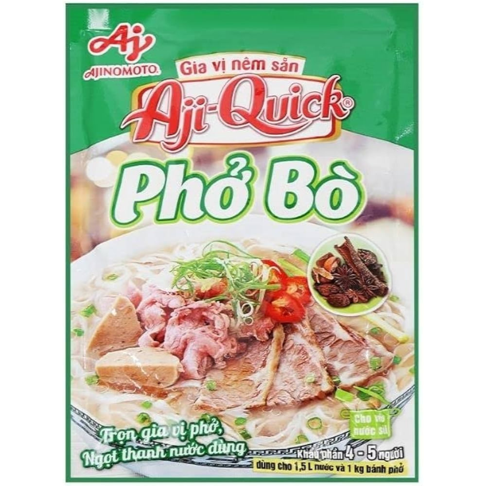 

Ajinomoto Pho Bo Vietnamese Beef Bone Soup Seasoning Powder Bumbu Kuah Sapi Mie