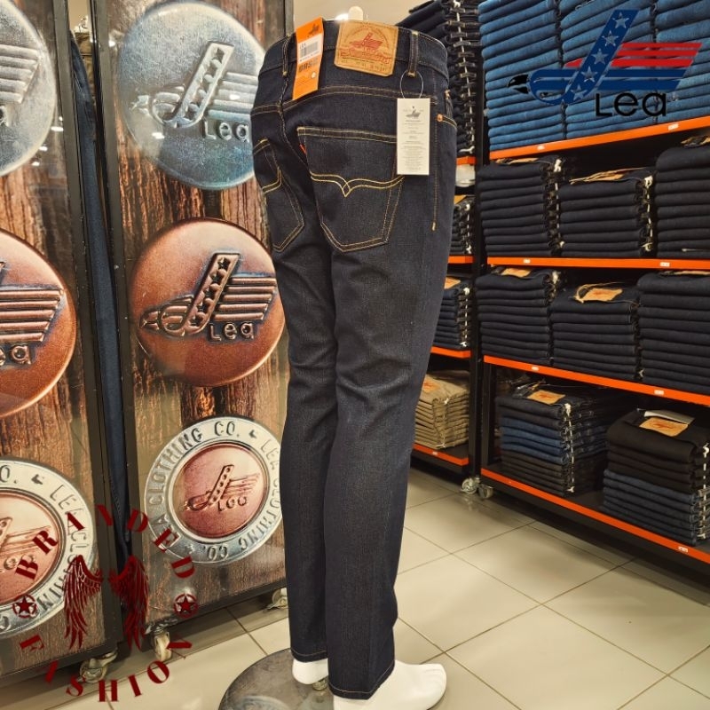 LEA JEANS CELANA PANJANG SLIMFIT 603.77.01.90 NON STRETCH BIRU DONGKER