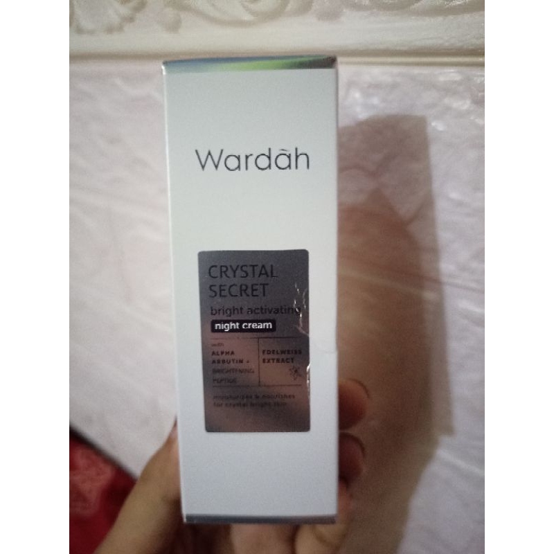 wardah crystal secret night cream 15ml