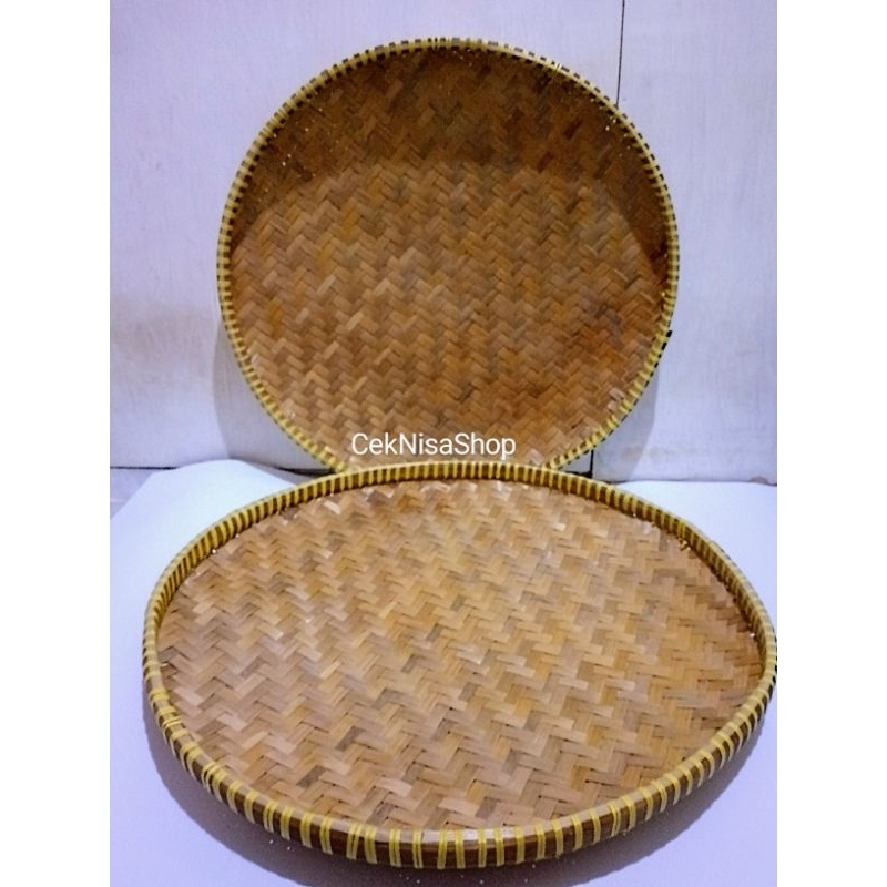 Tampah Bambu Besar / Nampah Bambu Besar / Tampah Bambu Anyaman bulat / Tampah Bambu bulat / Nampah N