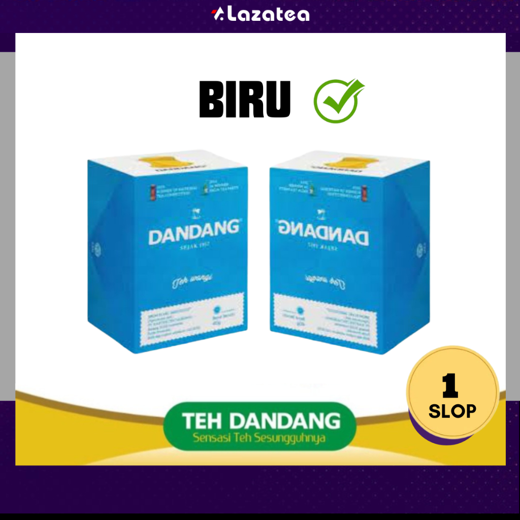 

Teh Dandang Biru 40 gr - Teh Tubruk - 1 Slop isi 10