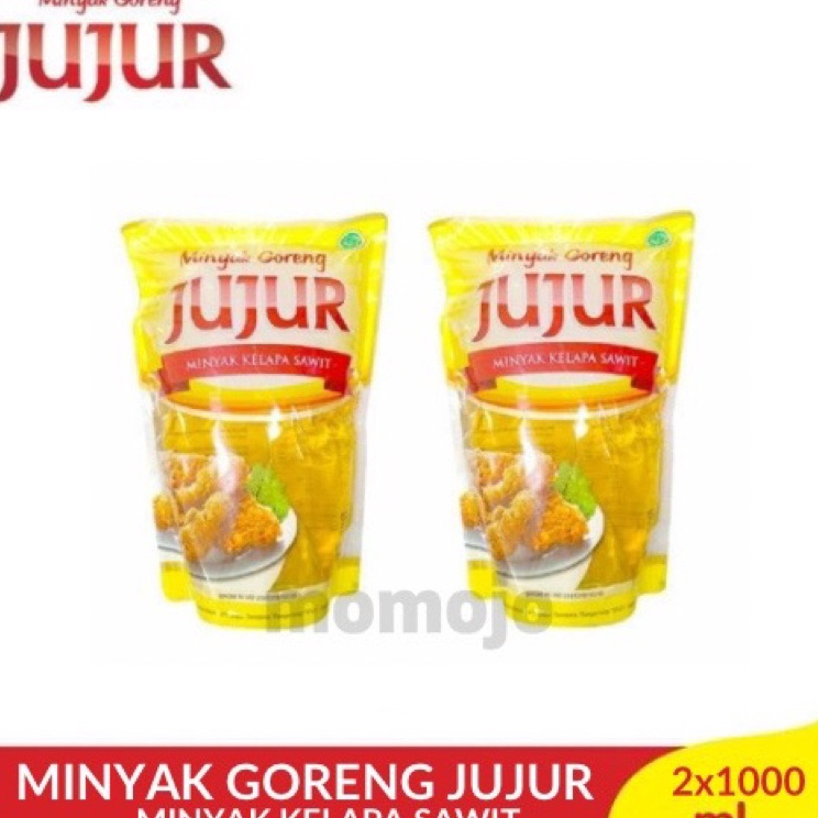 

[KODE PRODUK JAPWZ4663] Minyak Goreng Jujur Kemasan Pouch Refill 2 x 1 Liter