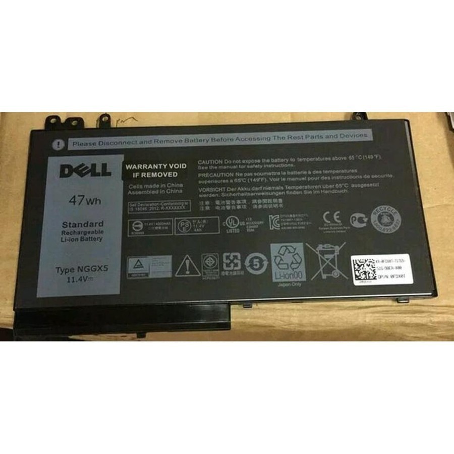 Baterai Battery Laptop Original Dell Latitude E5270 E5570 E5470 NGGX5