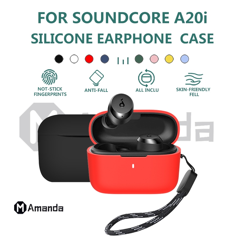 NY02 Anker Soundcore A20i Case Tahan Debu Lembut Dicuci Pelindung Case Silicone Case Untuk Anker Sou