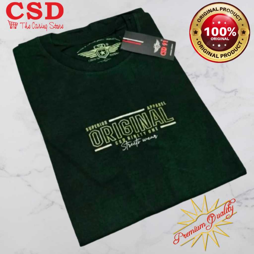 Kaos Distro CSD 91 Pria Brand | Baju CSD 91 Tersedia Ukuran JUMBO | Baju Kaos Motif Simple | Baju Co