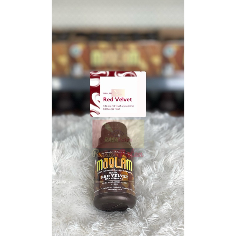 

MAGLAM RED VELVET Perisa dan Pewarna 100 gr Halal BPOM RI MD