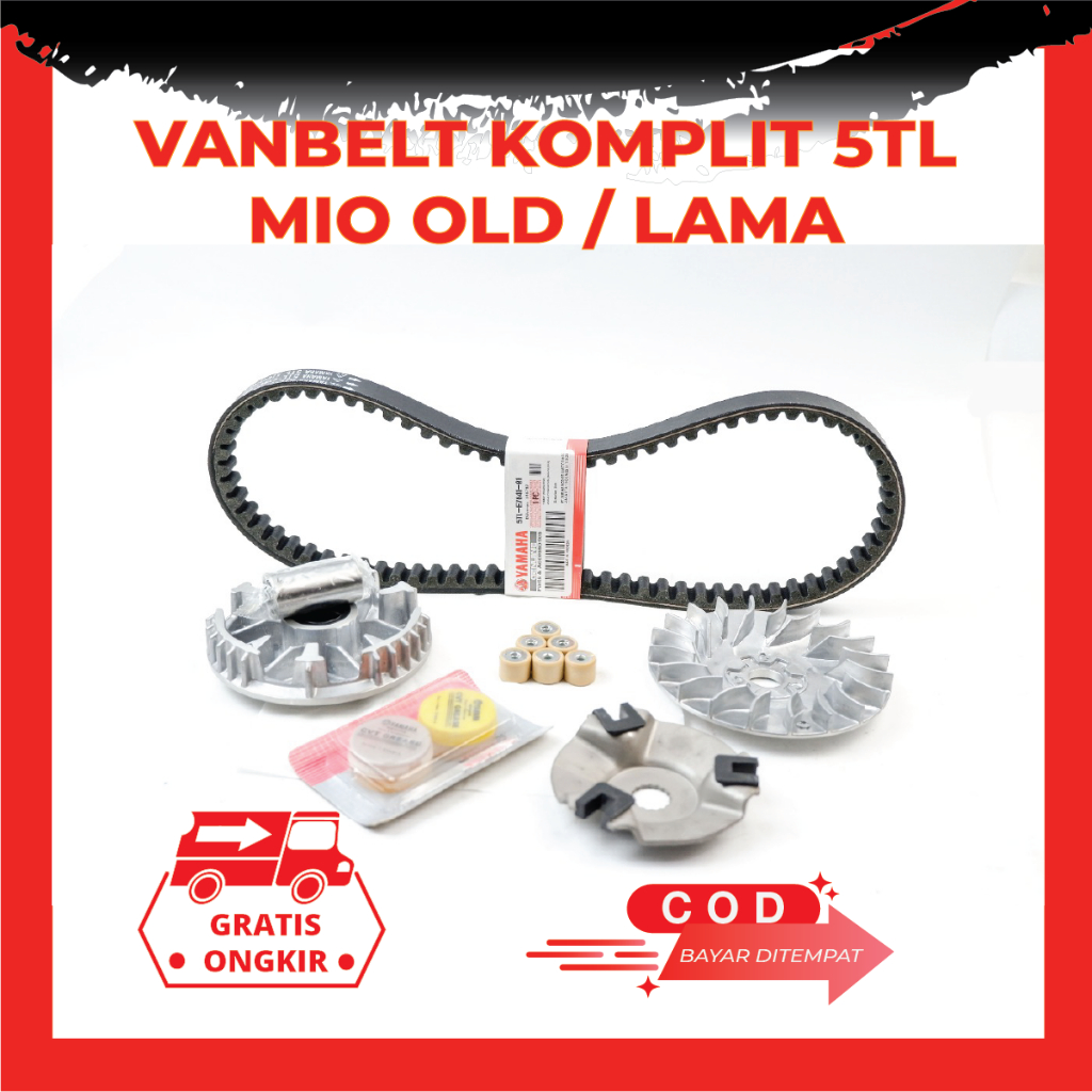 Paket Vanbelt Mio Sporty Mio Smile Soul Fino Ori 5TL - Vanbelt VBelt Mio Sporty Smile Soul Fino 5TL