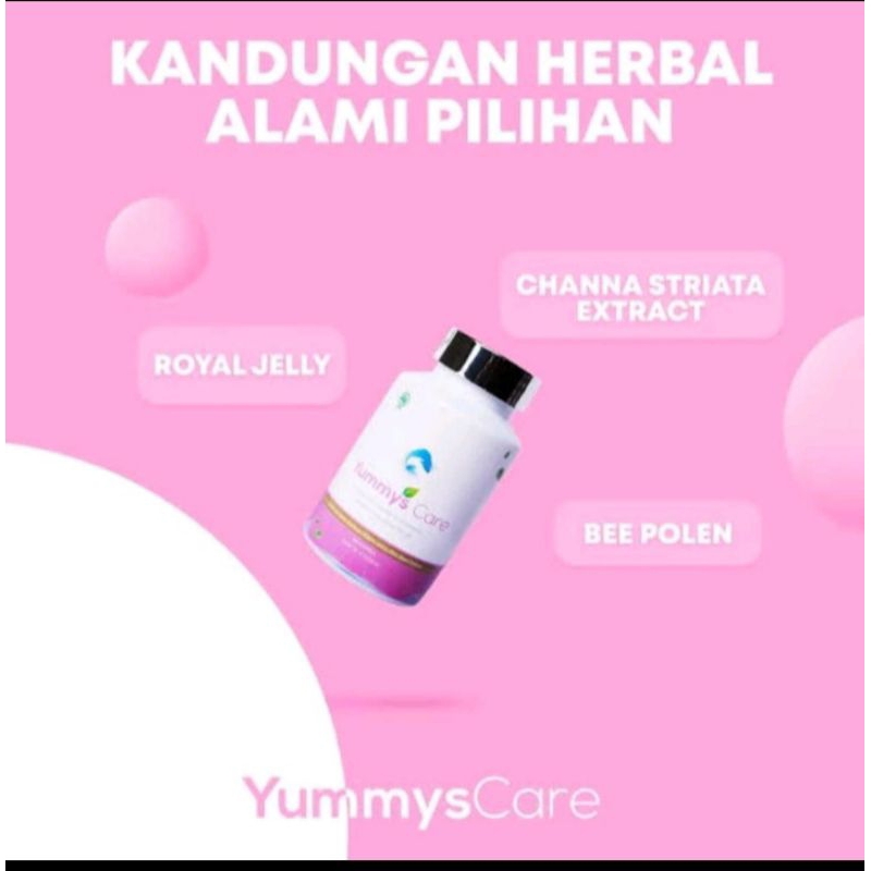 YUMMYS CARE Kapsul Asli Exstrak Ikan Gabus Isi 60 Kapsul