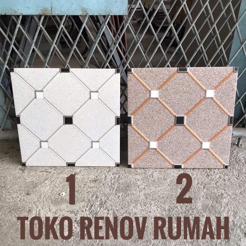 Produk Terkini.. keramik lantai 40x40 motif 3D tetris/ keramik teras/keramik taman/keramik kamar mandi/keramik garasi 77