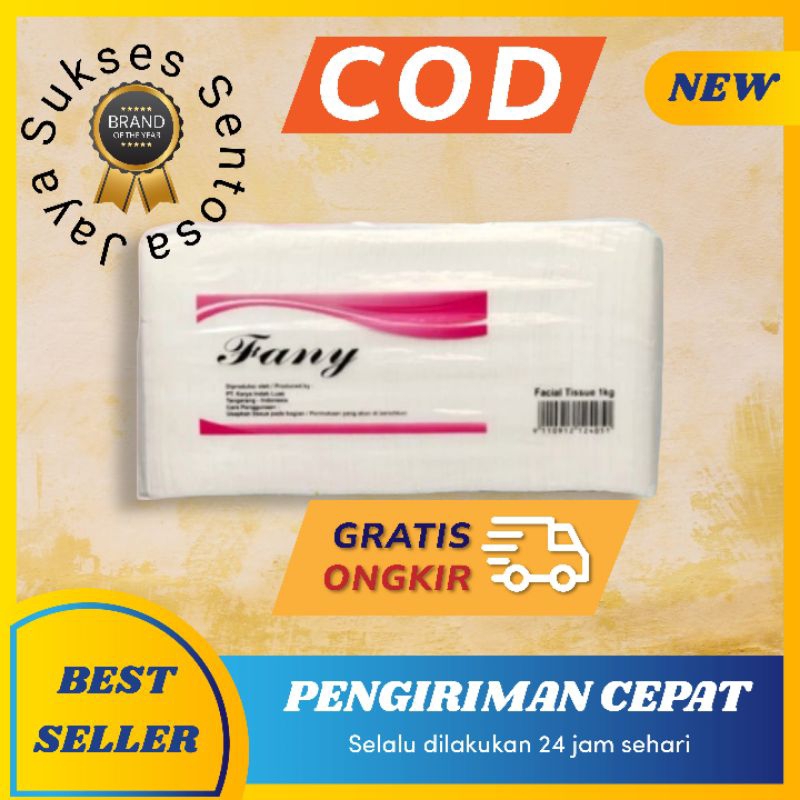 Jaya - Tisu Fany 1000 Gram 1KG Tissue Murah - Tisu Wajah Muka Lembut Facial