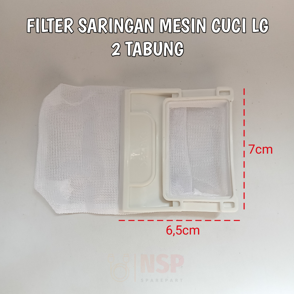Filter Saringan Mesin Cuci LG 2 Tabung Penyaring Kotoran Air Mesin Cuci LG