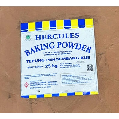 

Hercules | Baking Powder Tepung Pengembang Kue Double Acting | 250 Gram (Repack)