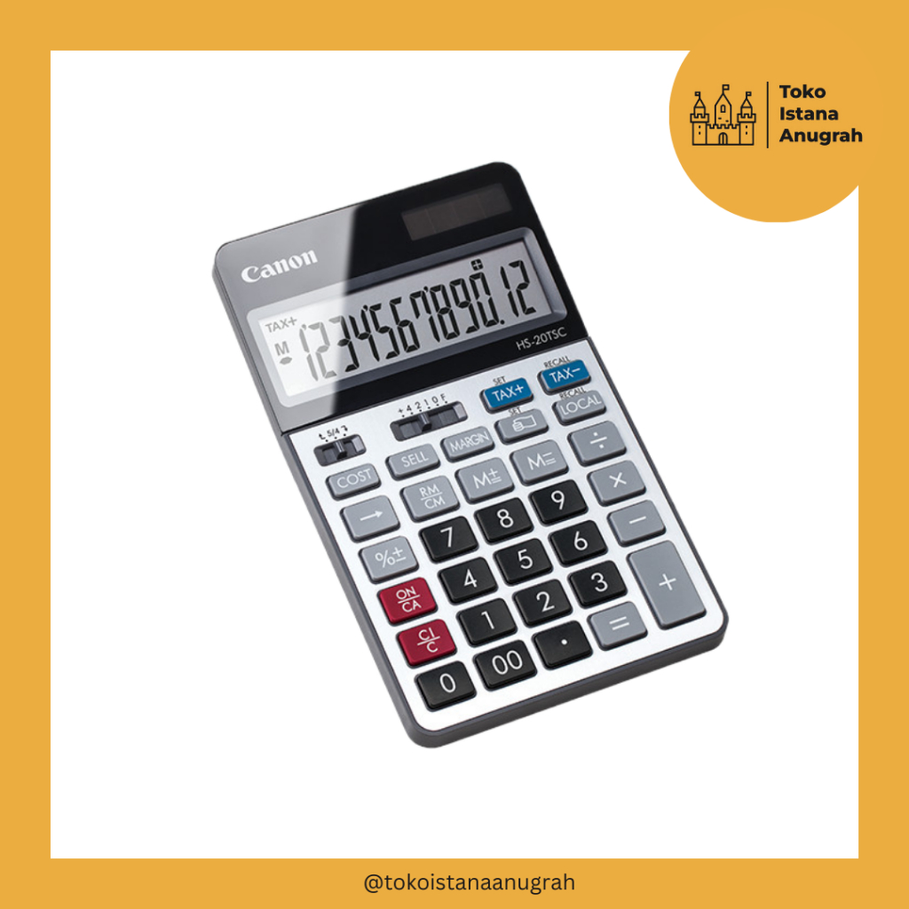 

Calculator Canon 12 Digit HS-20TSC Aluminium