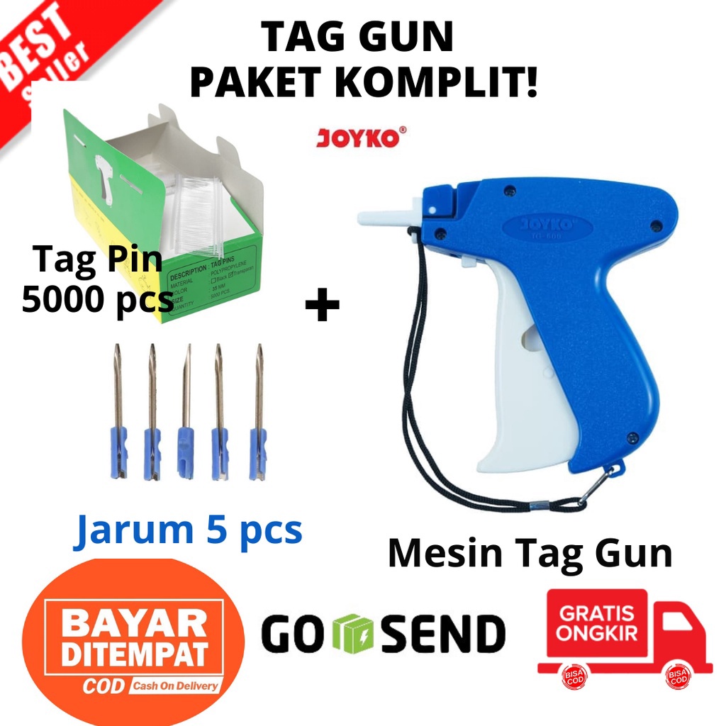 

12.12 MALL TAG GUN MEREK Joyko Alat Tembak Pemasang Label Bandrol Harga HangTag TG-600 TERMURAH !