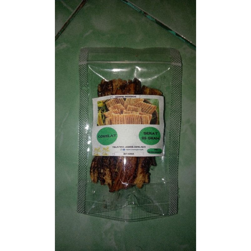 

keripik pelepah pisang (berat 25 gram)