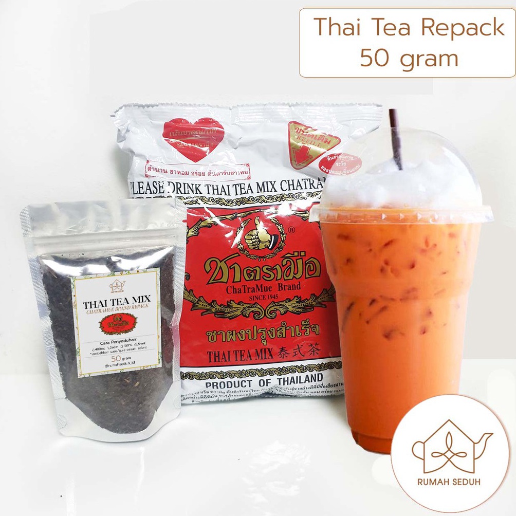 

50gr Thai Tea Mix Chatramue - Teh Thailand Merk Cha Tra Mue 4236