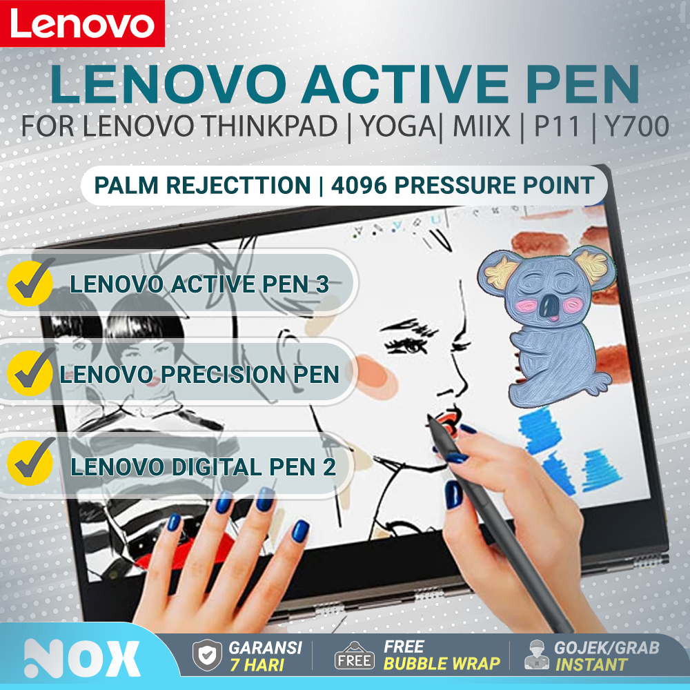 Lenovo Active Pen stylus Yoga miix thinkpad xiaoxin P11 Legion Y700 thinkbook Lenovo precision pen L